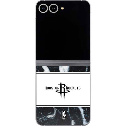 NBA Houston Rockets Marble Galaxy Z Flip6 Skin